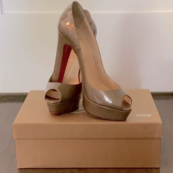 Christian Louboutin platform heels **fits 8 1/2-9 - Picture 1 of 8